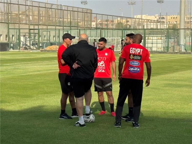 تدريب فريق الشباب المصري