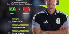 حكام مباراة المغرب والبرازيل في كأس العالم 2026