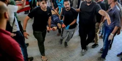 “مجزرة الجنازة” جريمة بشعة جديدة يرتكبها الاحتلال وسط القطاع