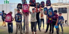 مؤسسة “بذور من أجل الإنسانية” توزع مستلزمات مدرسية في غزة