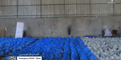 جمعية أوتاد تجهز طرودًا غذائية ومواد تنظيف لدعم الأسر في غزة