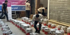 قطر الخيرية تنهي مشروعا لتوزع أدوات المطبخ على 8000 أسرة بغزة