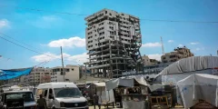 اتفاقية لإزالة مبنى برج بنك فلسطين المتضرر في غزة