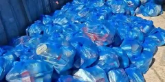 اللجنة الشعبية للاجئين في جباليا تواصل توزيع الوجبات والطرود الغذائية