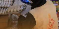 مركز سنابل الخير يوزع طرودًا غذائية على كبار السن في شمال غزة